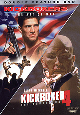 Kickboxer 3 The Art of War / Kickboxer 4 The Aggressor Формат: DVD (NTSC) (Keep case) Дистрибьютор: Artisan Entertainment Региональный код: 1 Звуковые дорожки: Английский Dolby Digital 2 0 Формат инфо 9500n.